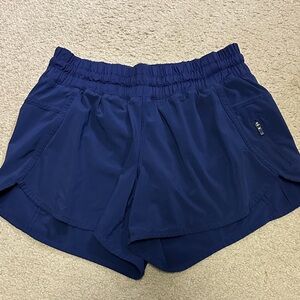 Lululemon Women's Navy Blue Athletic Shorts